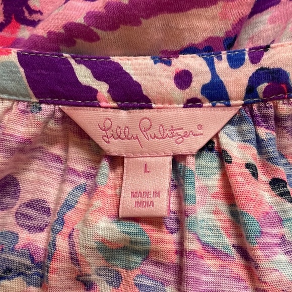 Lilly Pulitzer Meg Blouse Top - Picture 9 of 9